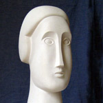 Lucia III, carved from  Portland stone